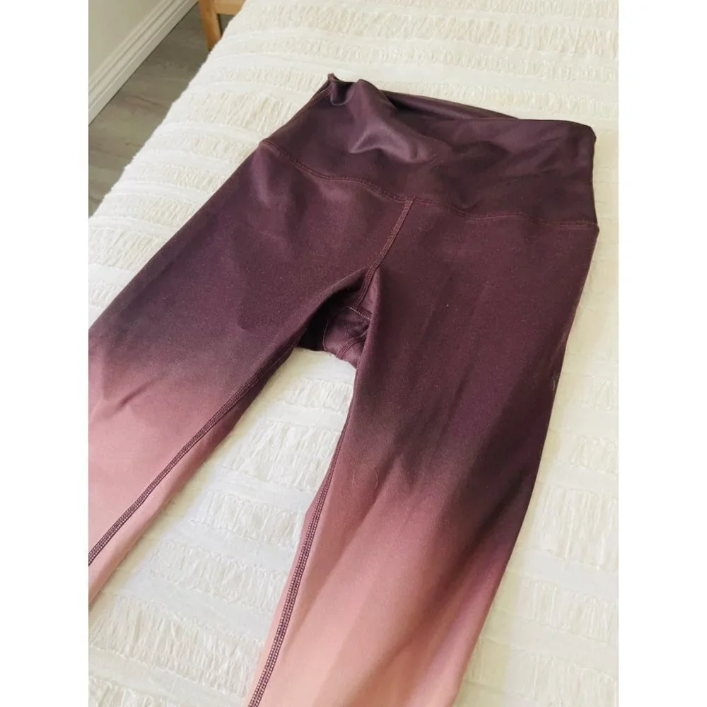 ALO High waisted Airbrushed Cropped Leggings SZ XS